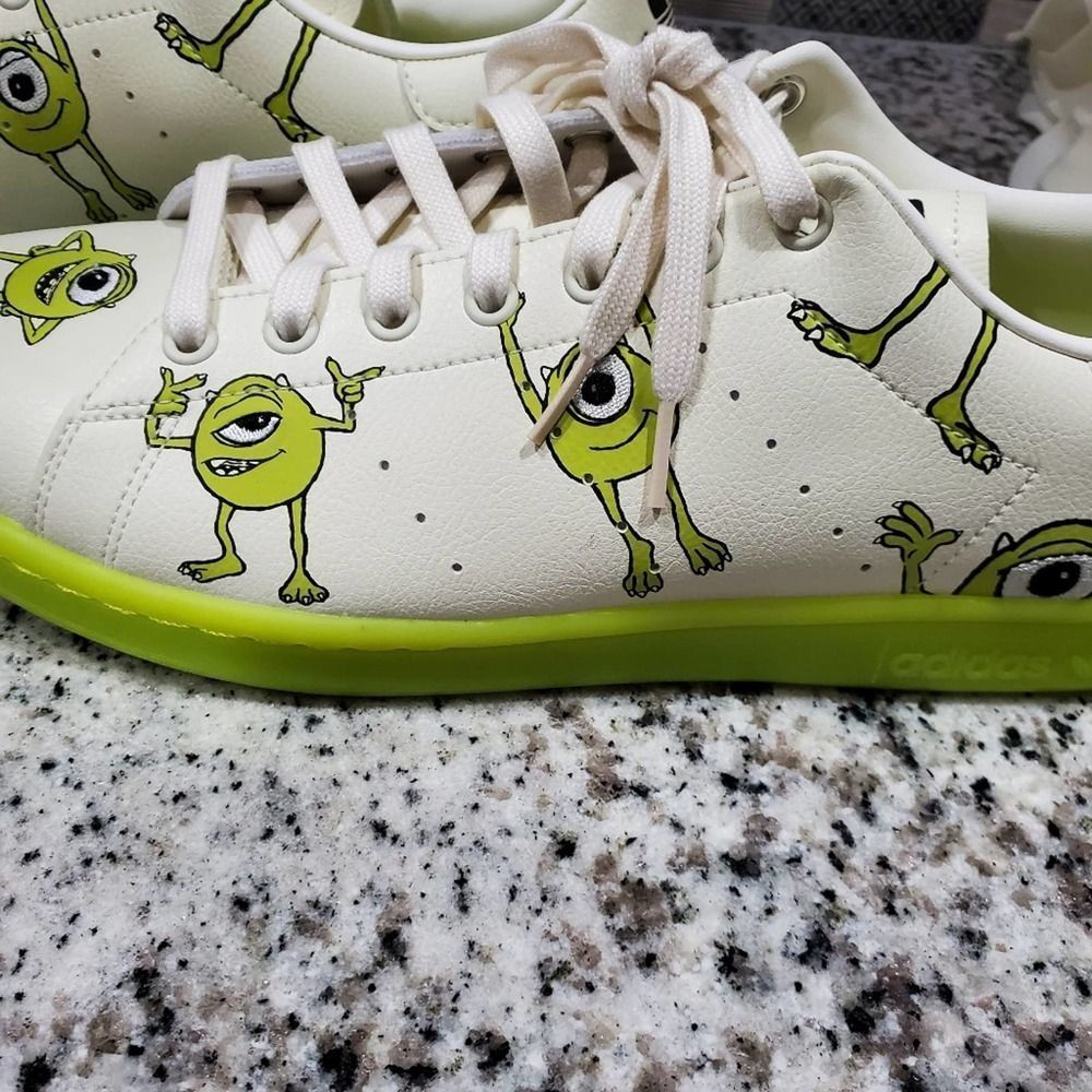 Adidas Stan Smith Mike Wazowski Monster's Inc tennis shoes men's size 12.5 new!! - Picture 8 of 14